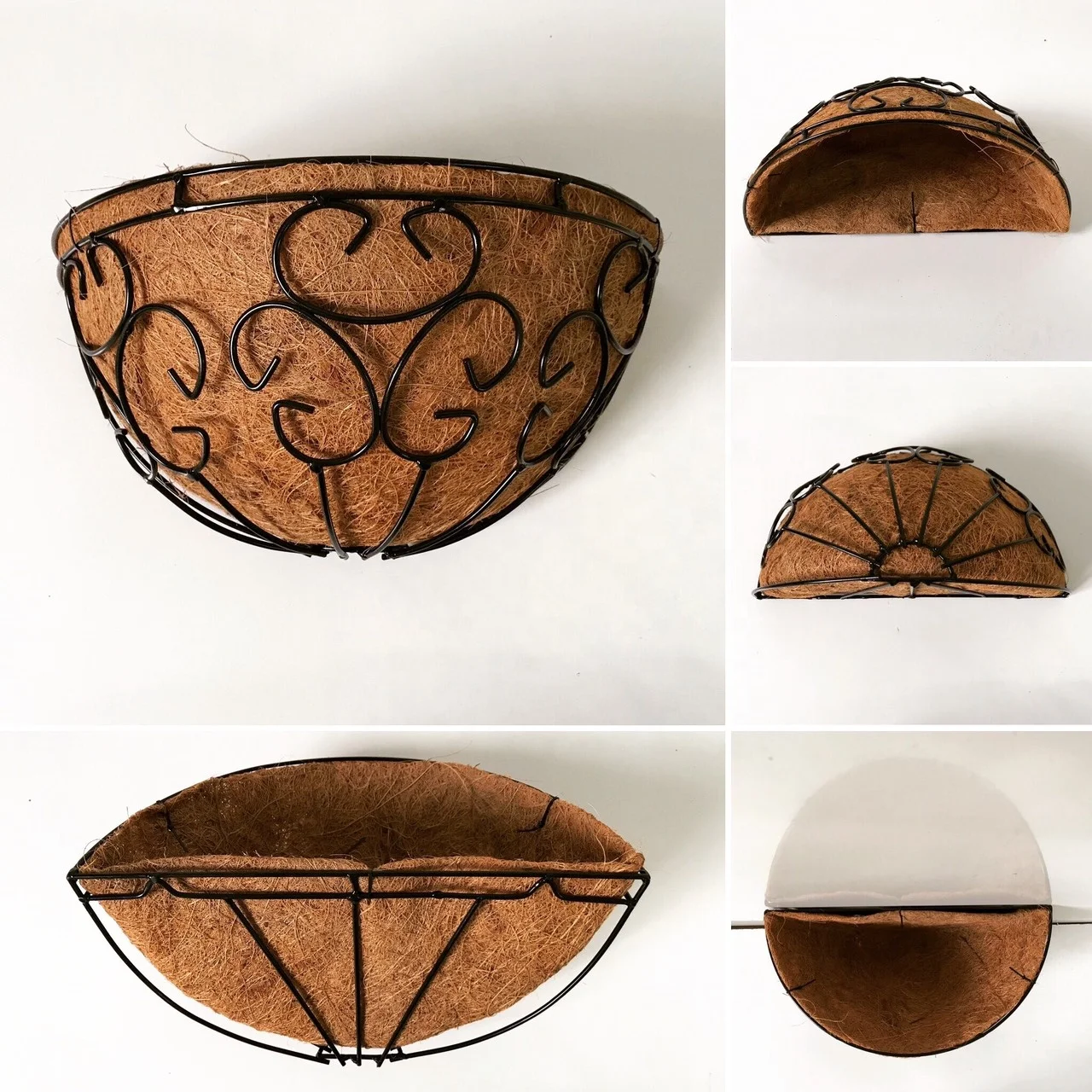 Great Hanging Natural Coconut Fiber Easy Eco Friendly Hanging Pots For