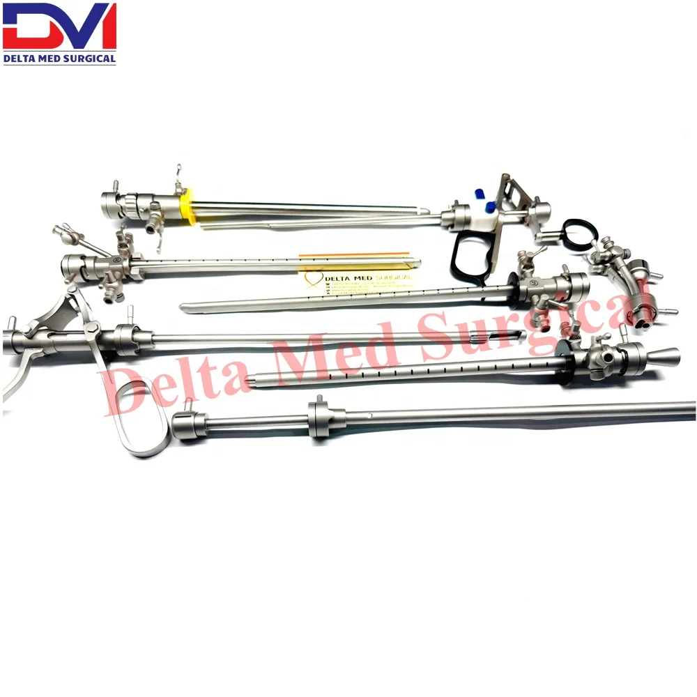 Lower Track TURP Urology Set Manual Power Source TURP Urology Set Complete Instruments Set for Surgery Lower Track Basis