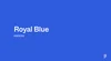 Royle Blue