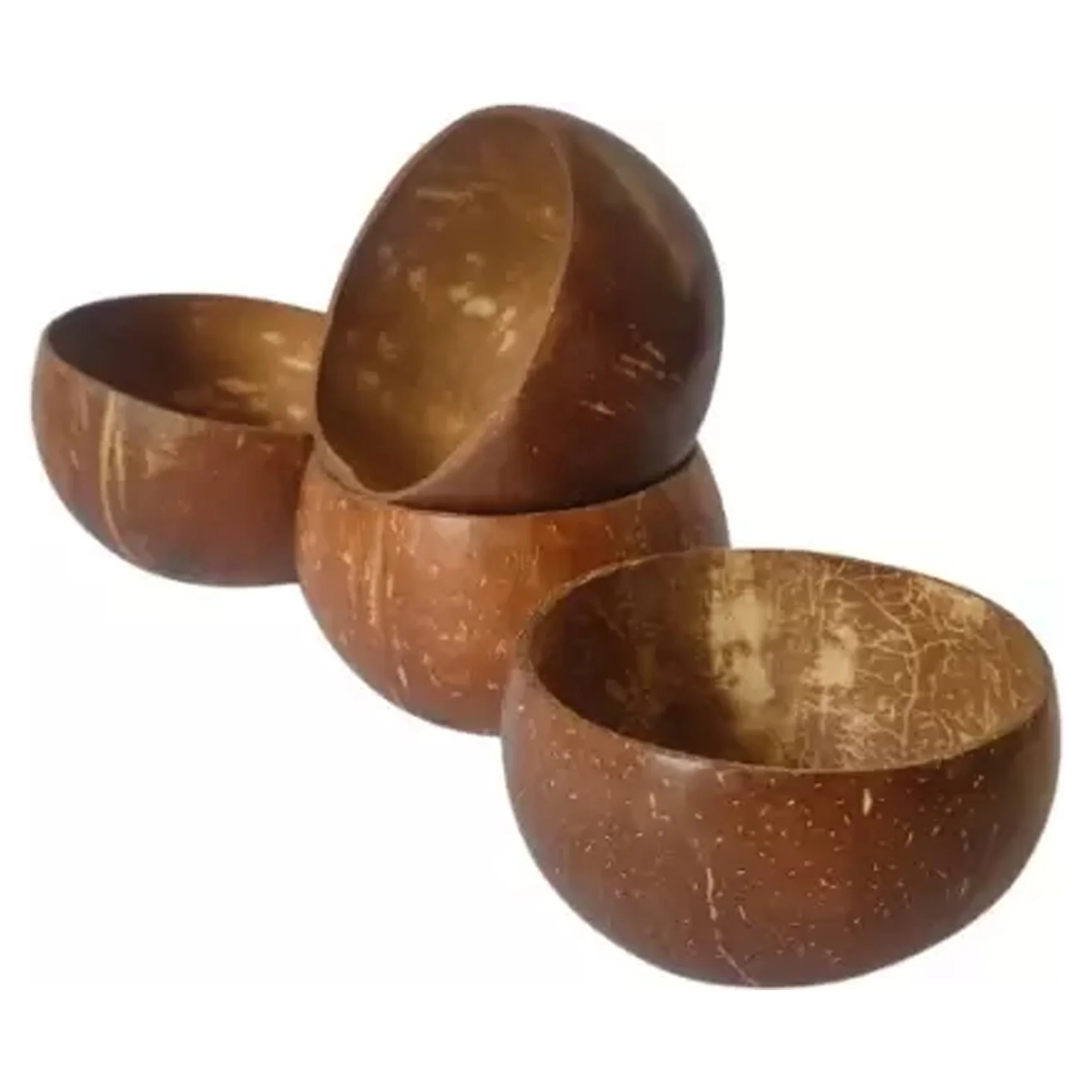 Hot Trend 2023 Colorful Coconut Shell Bowl 100 Natural Handmade Inside