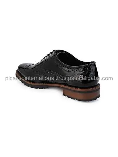 Customized Logo Top Quality Classic Design Formal Casual Office Party Wear Men's Full Grain Italian Genuine Leather Shoes