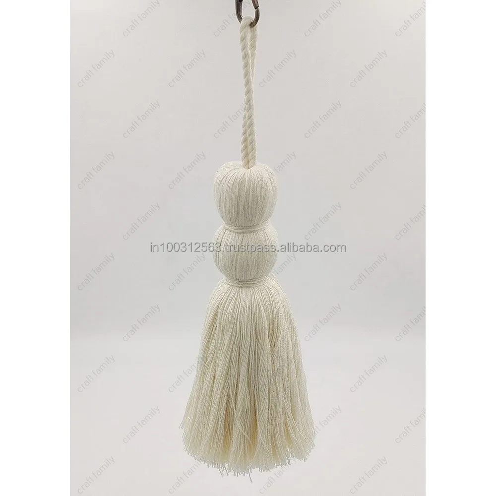 Shibari Tassel Cotton Jute Hemp Natural Handmade Colorful Curtain Bags