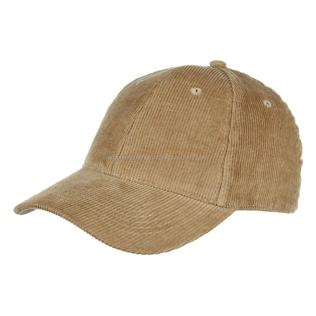 Wholesale 2024 Plain White Color 5 Panel Fishing Corduroy Hat Working ...