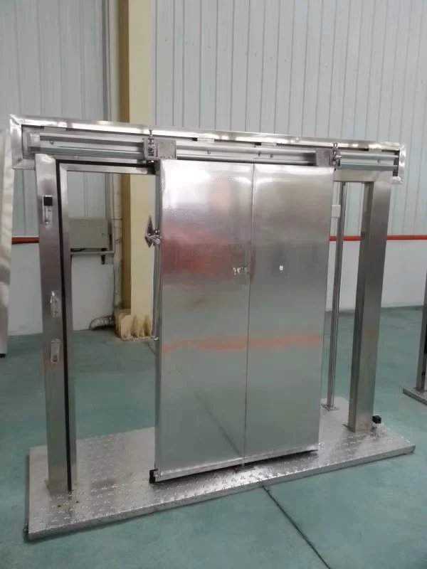 Industrial insulated cold storage sliding doors for slaughterhouses and cold storage