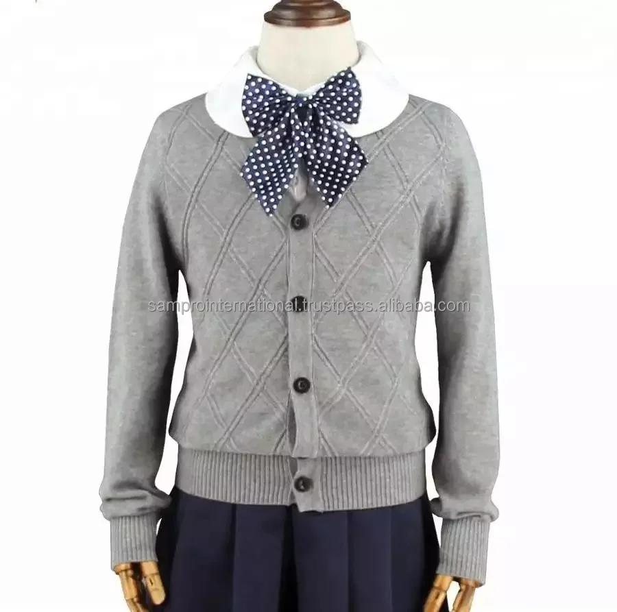 Custom Professional 100 Cotton School Uniform Design School Uniform