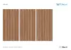 Strip Wood Walnut Brown