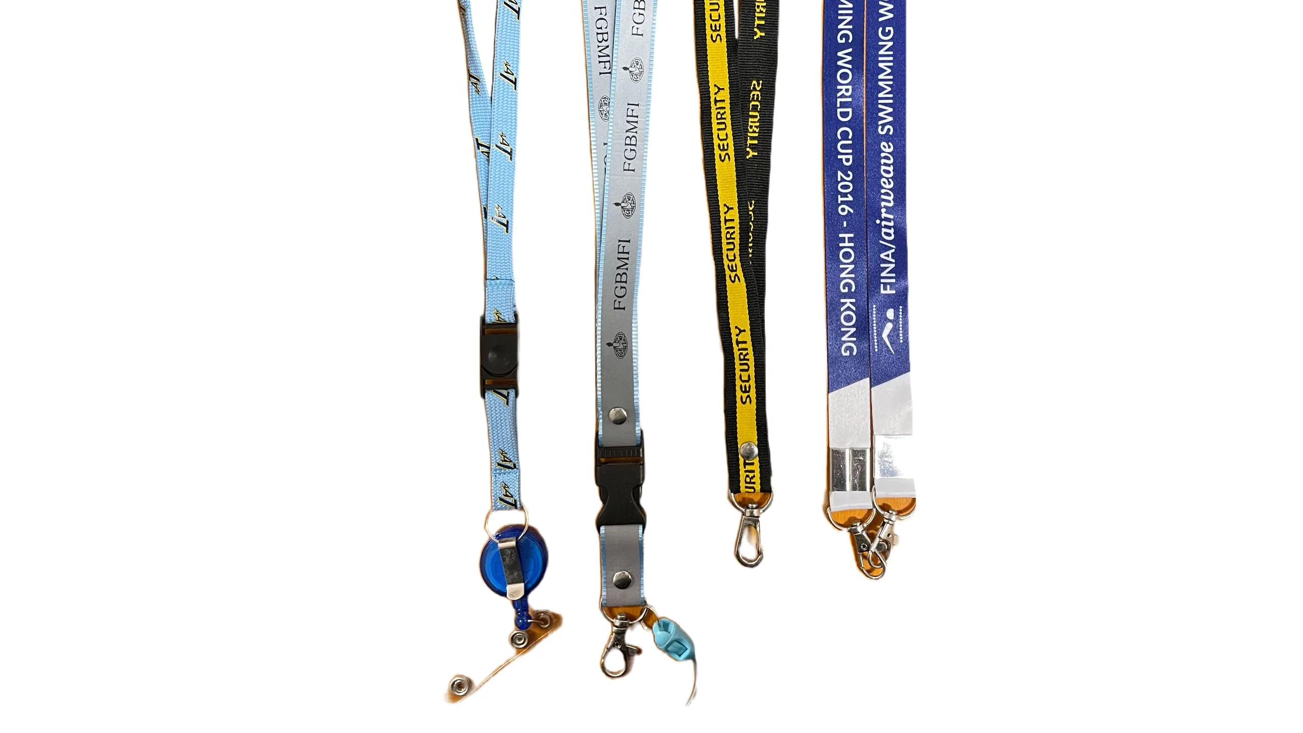 Customized Retractable Tube Nylonyards Plainlogo Customlanyards - Buy 