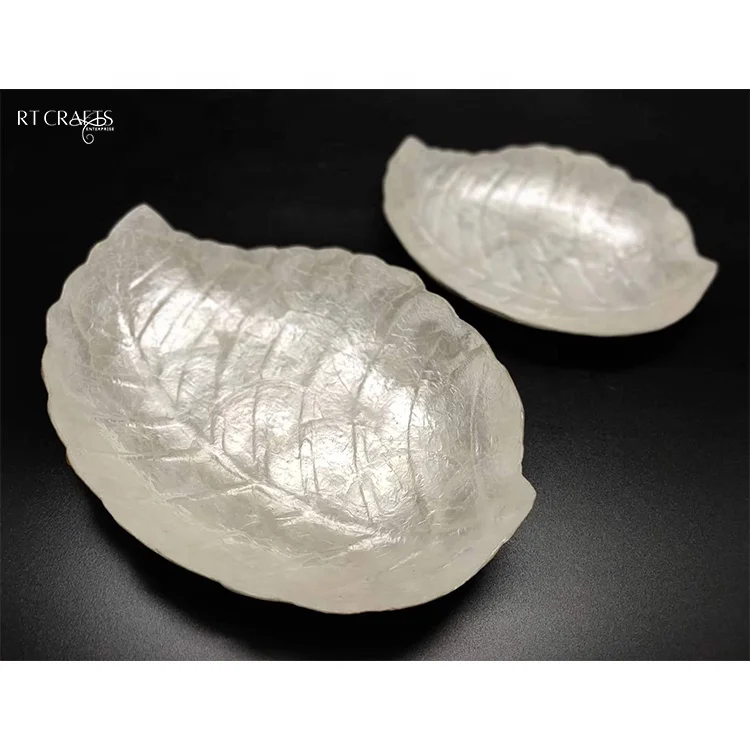 Ручной работы роскошный лоток из раковины капиз тарелки декоративная посуда столешница Декор