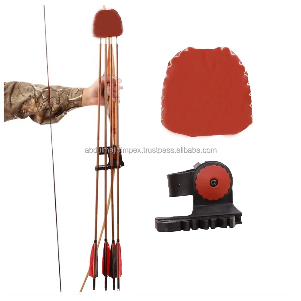 Hunting Bows Traditional Recurve Longbow Bow And Arrow Quiver Leather Target Equipment Arrow