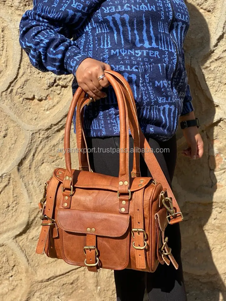 Stylish Goat Leather Handbag - Perfect for Women