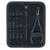 Kit de herramientas para extensiones de cabello negro