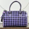 Purple & Black Checkered