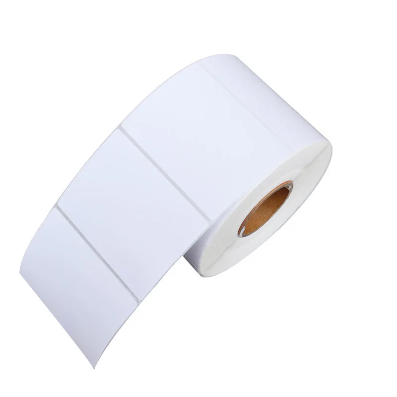 Glassine Thermal Label Wholesale Shipping Customized Label Roll /Label 1000 Pcs Per Roll