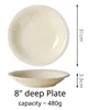 8" deep Plate