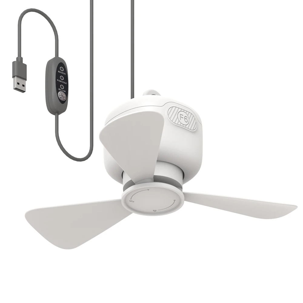 2024 Newest Portable Socket Small Modern Ceiling Fan Silent Brushless Motor Multi Color Ceiling Fan in Stock for Wholesale