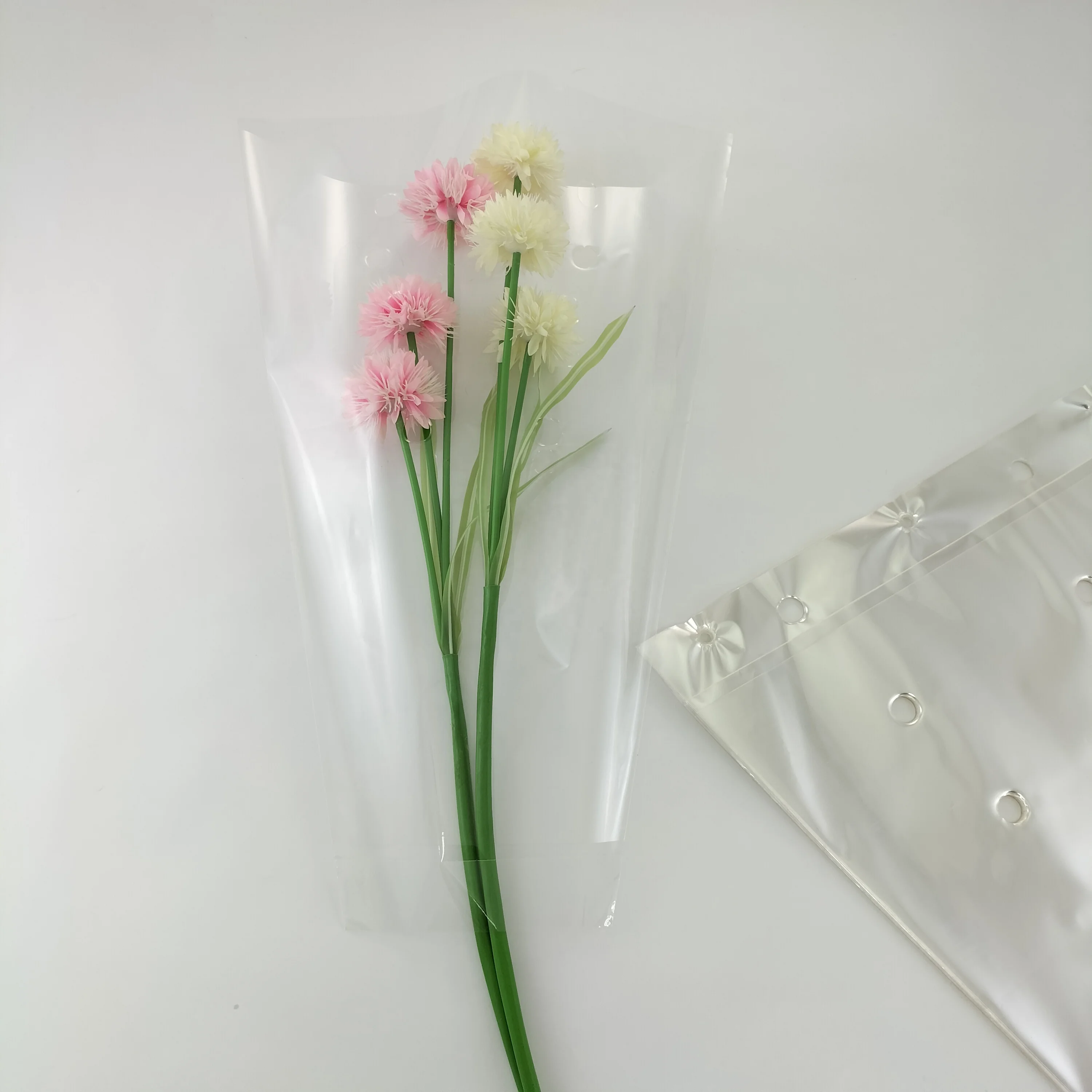 Factory Wholesale Clear Biodegradable Transparent Cut Fresh Flower Sleeves Cpp Opp Bopp Bouquets Sleeves for Floral Packing