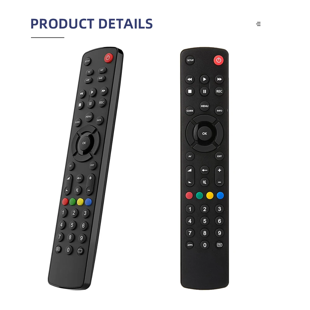 One for All Contour 4 Universal Remote Control Smart TV Set Top Box DVD Blu-ray and Audio Devices for All Brands URC1240