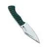 Bleu paon et vert forêt sculpté G10