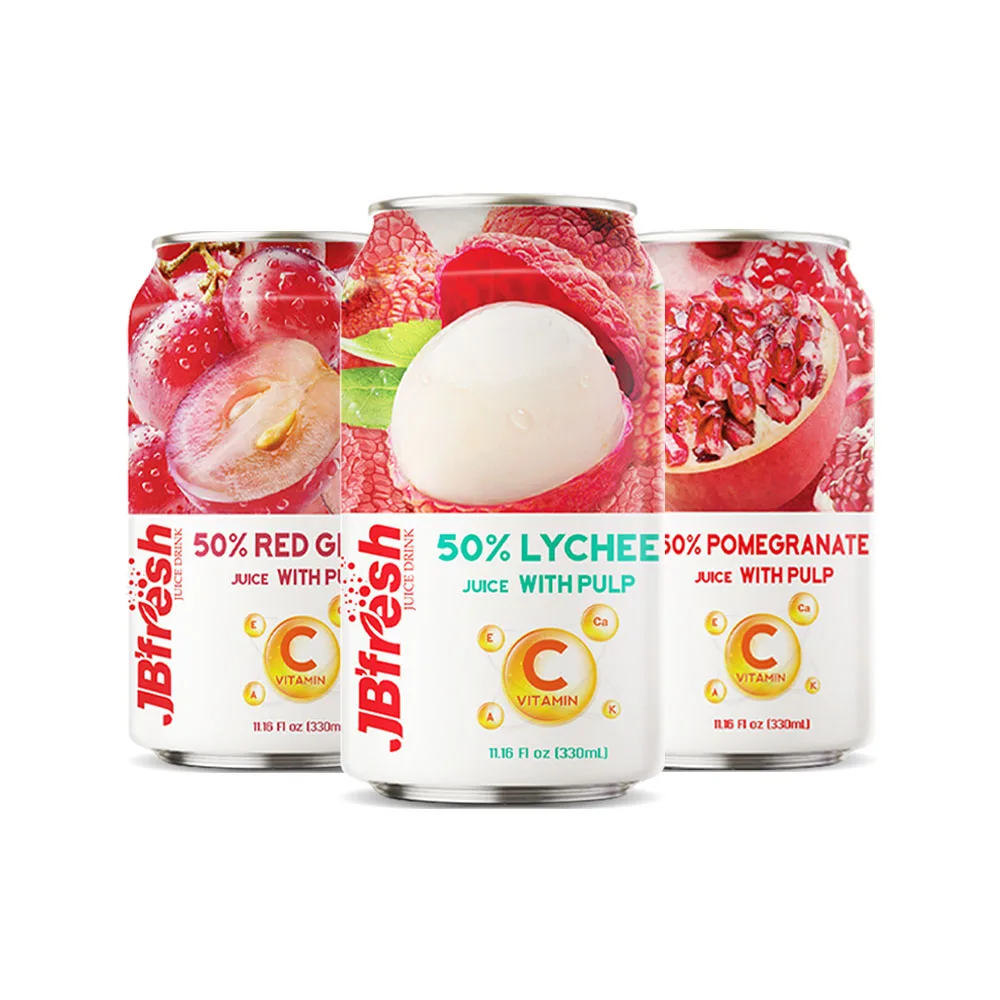 Vietnamese Soft Drinks Fresh and Cheap Price Wholesale Supplier Nawon Juice Drinks Tropical Flavor ISO HACCP HALAL Certified