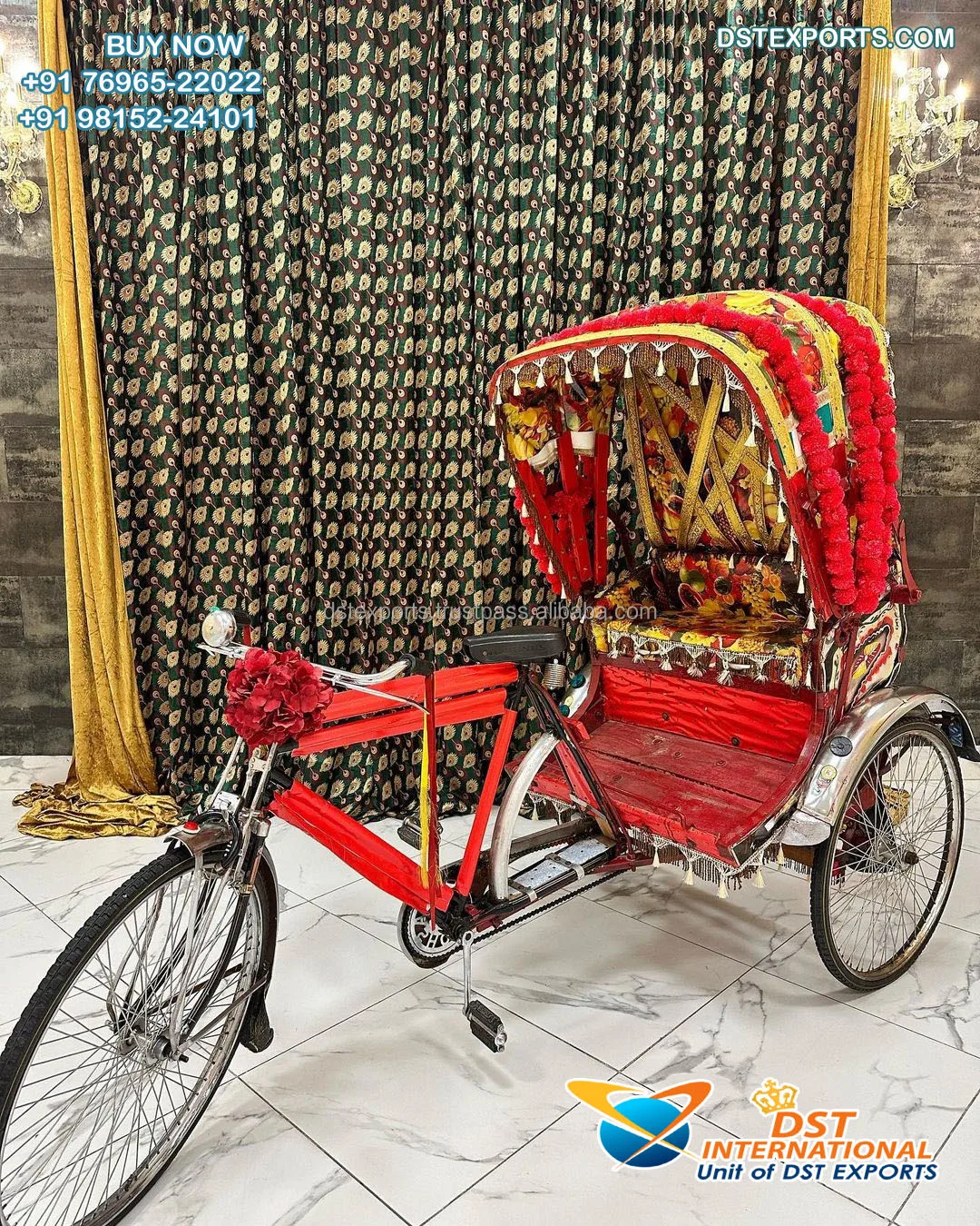 Indian Wedding Decor Couple Entry Rickshaw for Wedding Photobooth ...