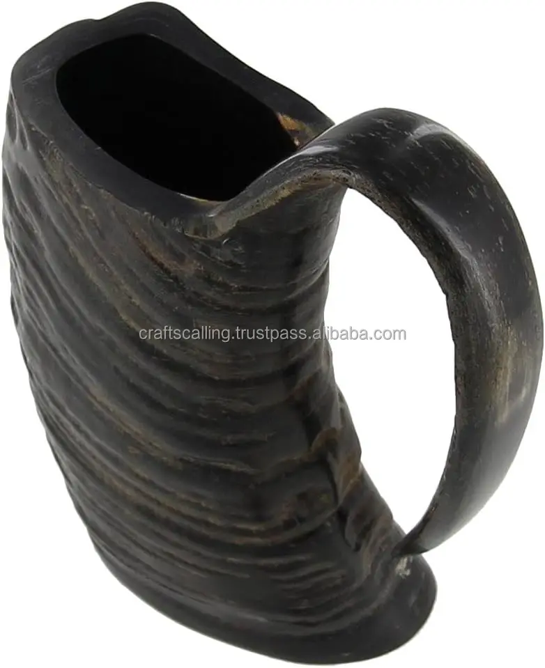 New Arrival Drinking Beer Horn Natural Look Eco Friendly Ox Horn Beer