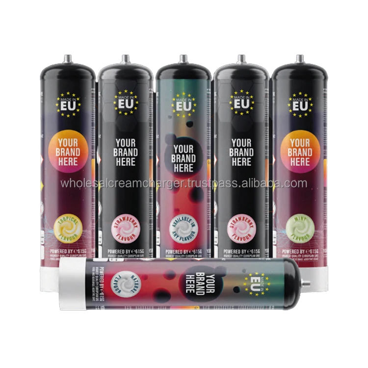 Catering Use Made In Prc Steel Cream Charger Boxes Custom Brand 1.1l/640g Whipper Whipped Cream