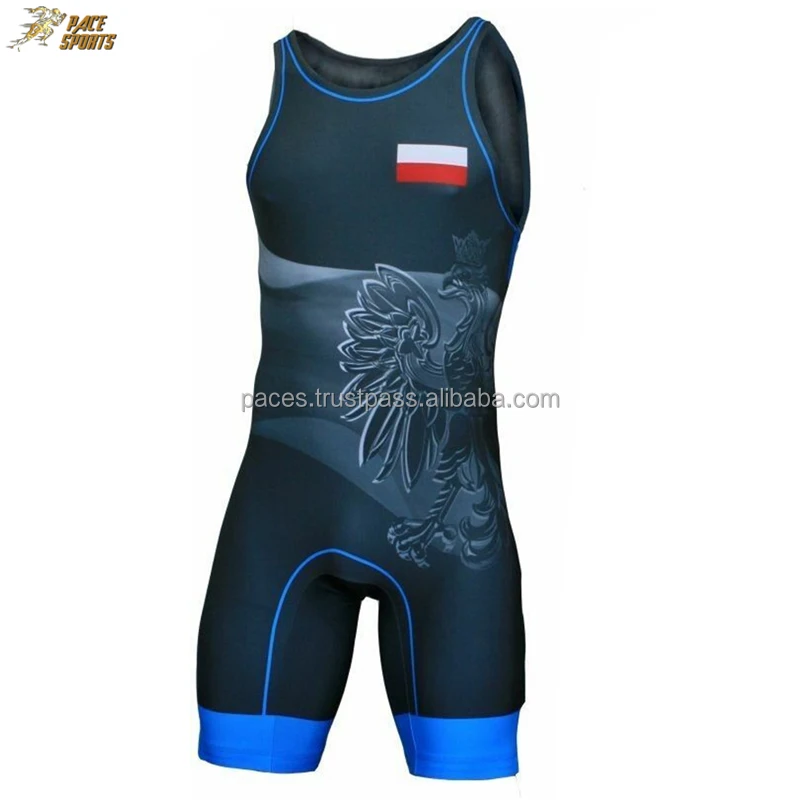 Sexy Men Undershirts Shorts Fitness Wrestling Singlet Bodysuits