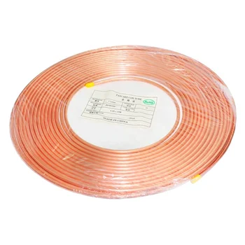 High Quality Seamless Copper Tube air Conditioner and Refrigeration Equipment Copper Pipe Rolling Pancake Copper Pipe