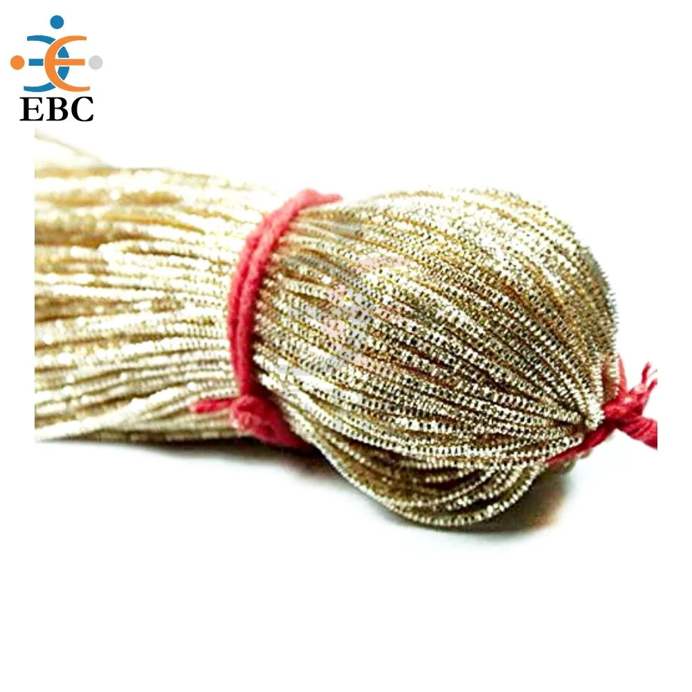 Wholesale Gold Jaceron Rough Purl Gold Bullion Metal Thread Bullion Wire Thread Nakshi for Hand Embroidery and Jewelry