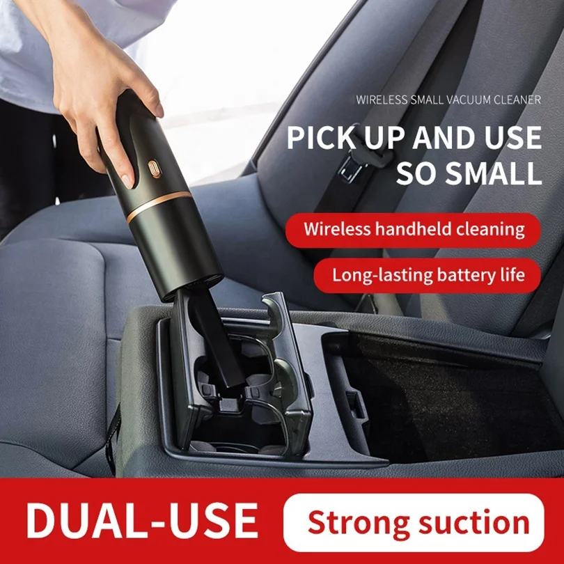 Цена по прейскуранту завода-изготовителя беспроводной автомобильный пылесос Портативный 2000 мАч Type-C перезаряжаемые дома портативные пылесосы 50 Вт Высокая мощность
