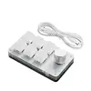 Blanc 6 touches + bouton + USB