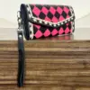 Pink & Black Checkered