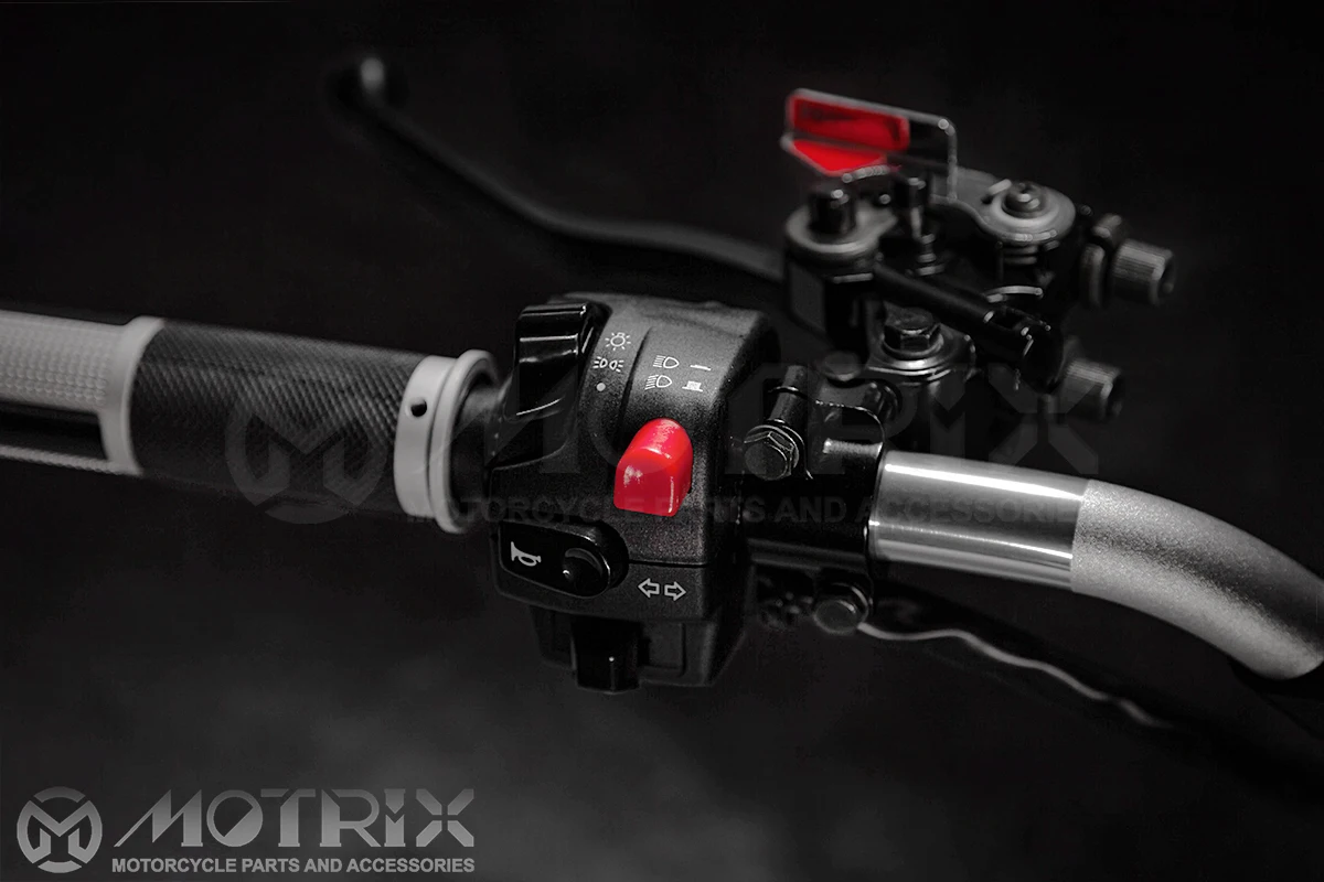 Chrome Horn/Kill Switch for 7/8'' Handlebar Replica of LUCAS # 76210. Suitable to TRIUMPH TWINS and BIG AMERICAN V-TWINS