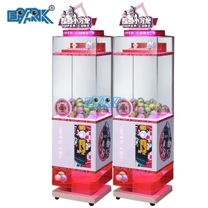 Mini Coin Operated Egg Twisting Machine Super Small Square Indoor Gift Capsule Super Cube Toy Vending Machine