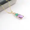 2.  Purple, blue Quartz with pink chalcedony