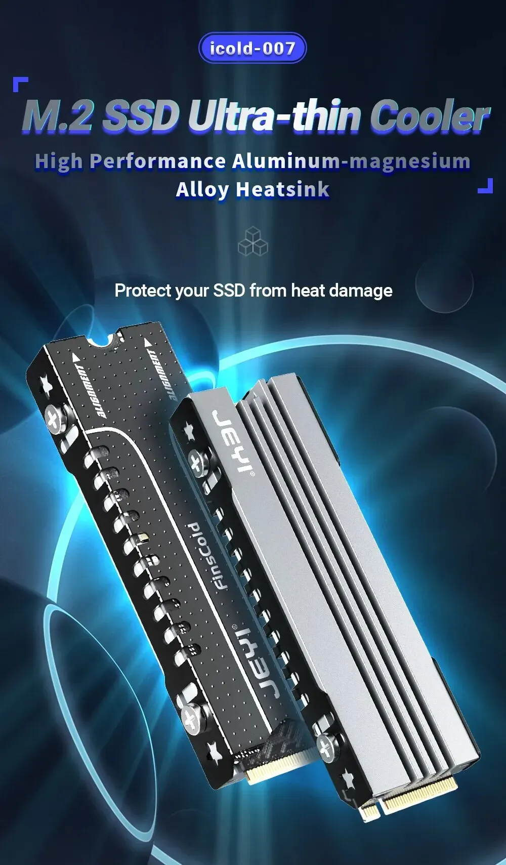 M.2 SSD Kühlkörper 4er Pack - Heatsink Für NVMe SSDs Mit Wärmeleitpad