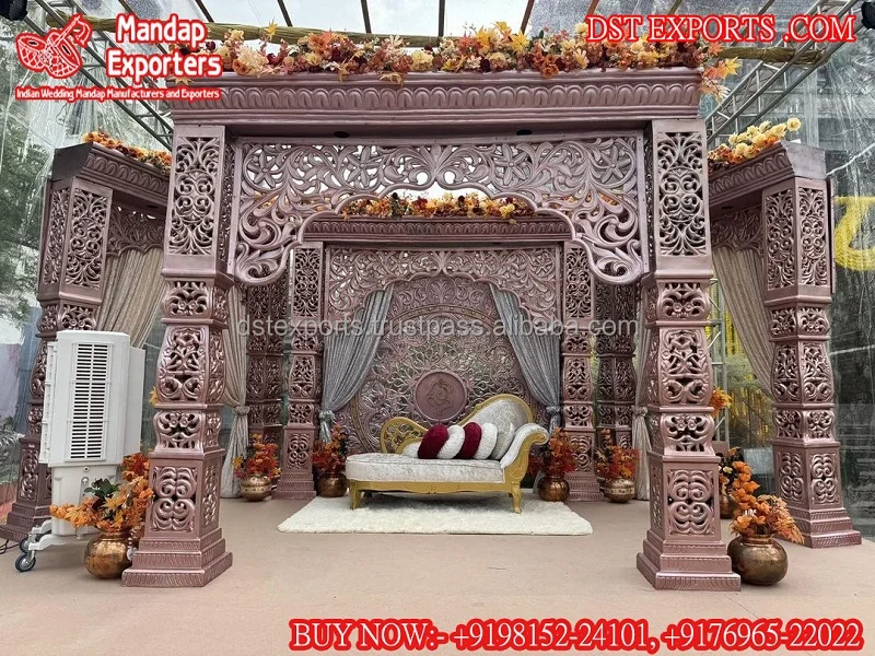 Mandap Frame Tamil Wedding Vintage Theme Mandapam Malaysian Theme Mandap for ...
