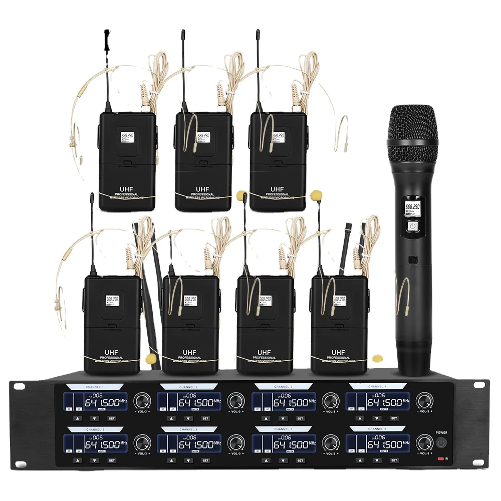 Biner DR998 Professional Dynamic Wireless Microphone Handheld Wireless