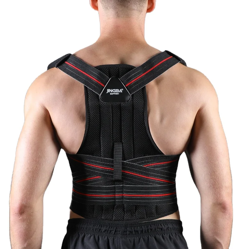 JINGBA FDA CE ISO Factory Posture Corrector Vest Improve Posture Provide Lumbar Support Lumbar Shoulder Brace Back Straightener