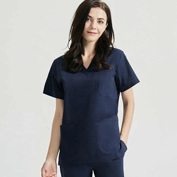 Top Quality Hospital Uniform Medical Scrubs From Vietnam Spandex