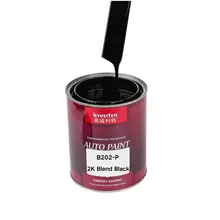 B202-P Black Economy Car Paint Car Repainting Scratch Repair Spray Acrylic Automotive Refinish Paint Liquid Coating High Gloss