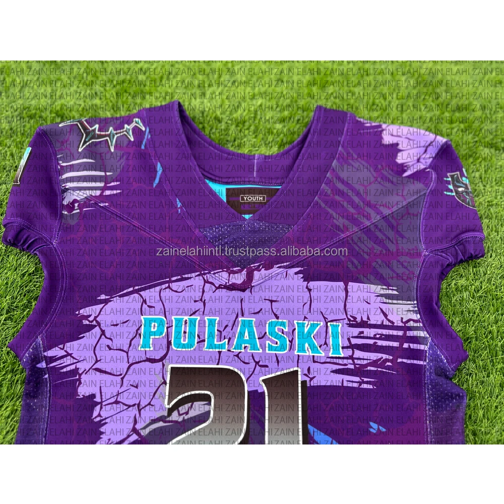 Jerseys & Pant Set American Football Custom Wholesale Sublimated High Quality Latest American