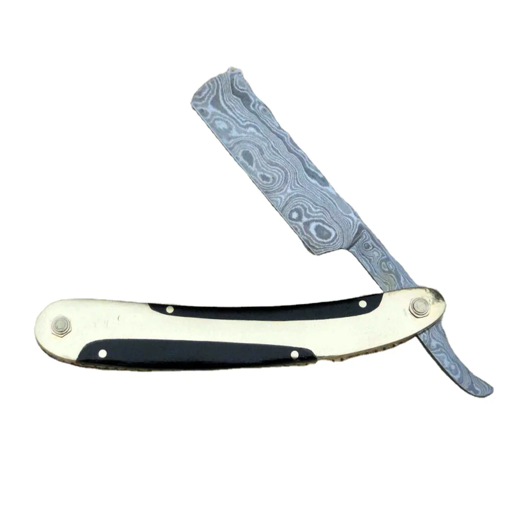 Rasoio Professionale A Bordo Dritto Rasoi Da Barbiere Taglia La Gola Da - Foto 9