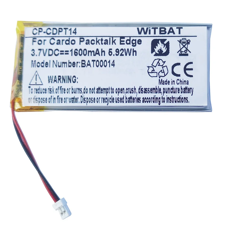 Cardo PACKTALK EDGE 互換バッテリー 新品