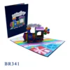 Happy Birthday Train Pop Up Card