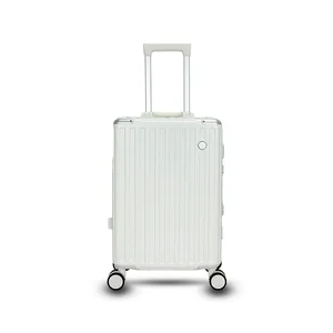 Hot Sale 18''-28'' Luggage PC Suitcase with Aluminum Trolley USB Charging Carry-On for Travelers