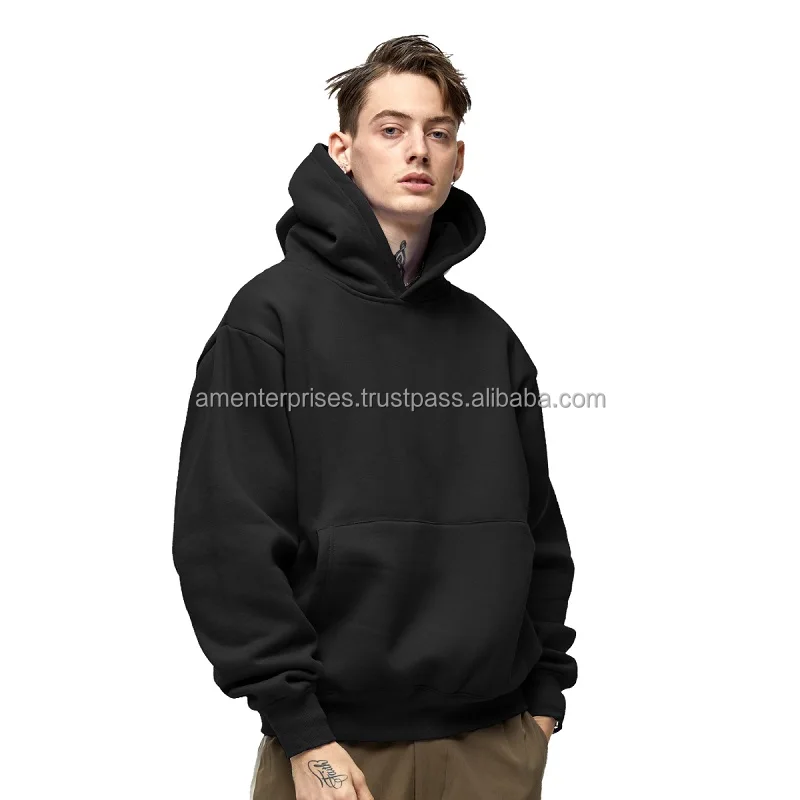 Wholesale Casual Fashion Men Oversized Hoodie Men's Oversized Inner