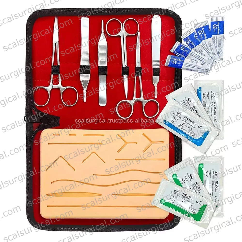 New Suture & Scalpel Kit Surgical Instruments First Aid Kit 2022 Buy