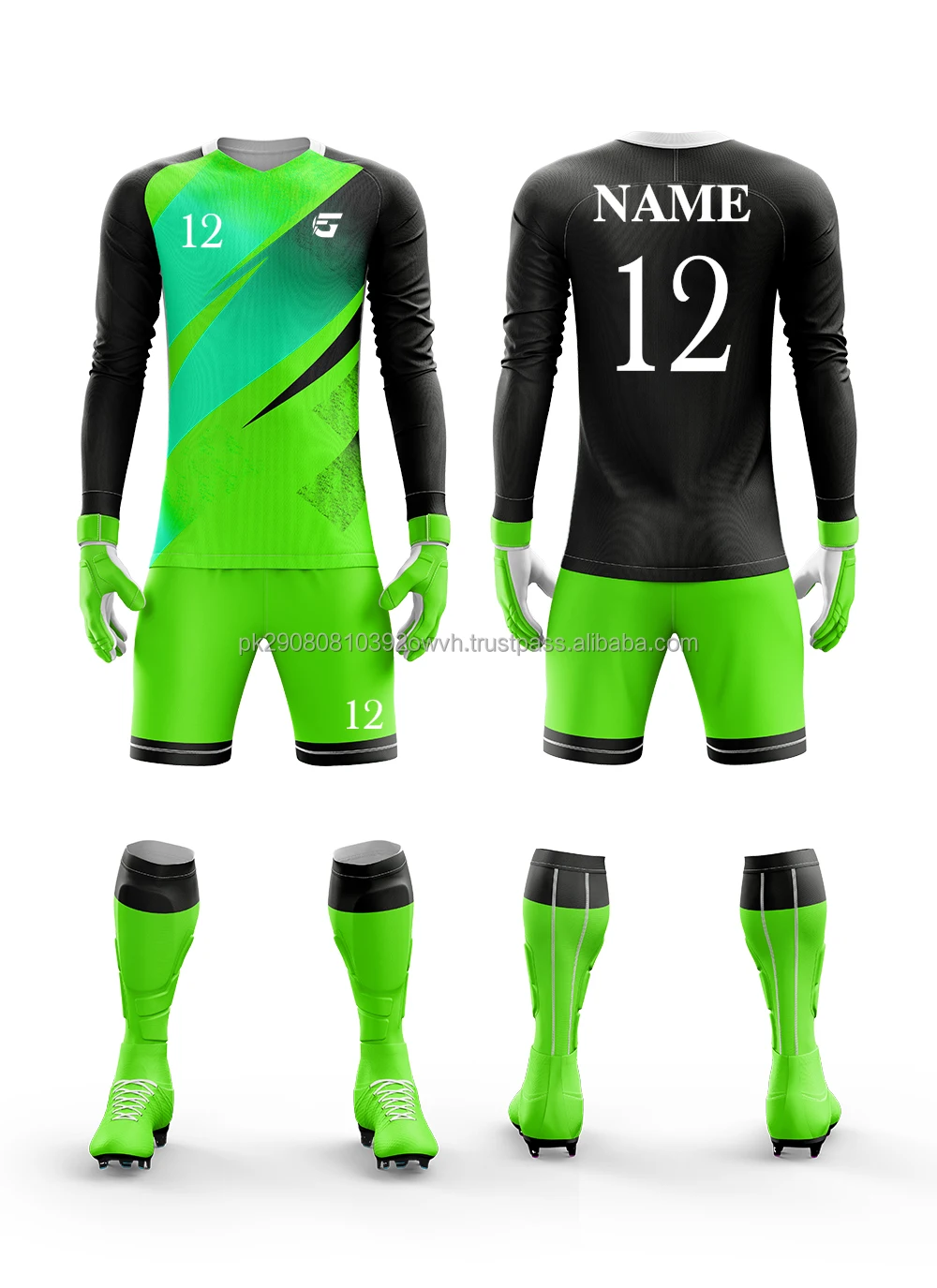 Custom Soccer Club Uniform Set For Men In Wholesale Prices With Name
