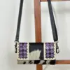 Purple & Black Chekered